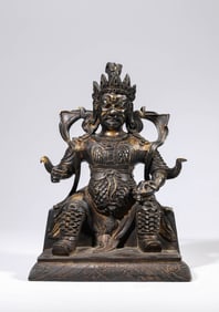 A Gilt-Bronze Figure of Jambhala