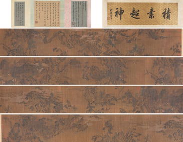 Li Cheng (919-967), attributed to, Scenic Views of Mountain Streams Handscroll