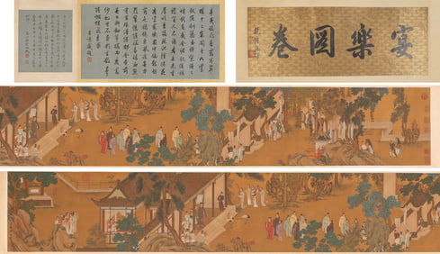 Tang Yin (1470-1524), attributed to, Banquet and Music Handscroll