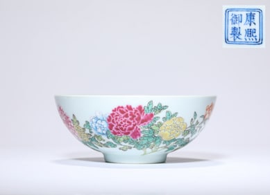 A Famille-Rose 'Peony' Bowl
