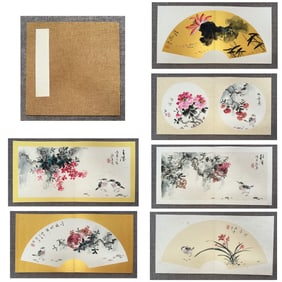 Chinese Drawing Flower Painting Album,Kang Ning Mark