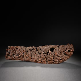 Bamboo Carved The Eight Immortals Shape Figure