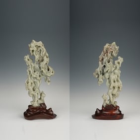 Jade Carved Taihu Stone Shape Figure
