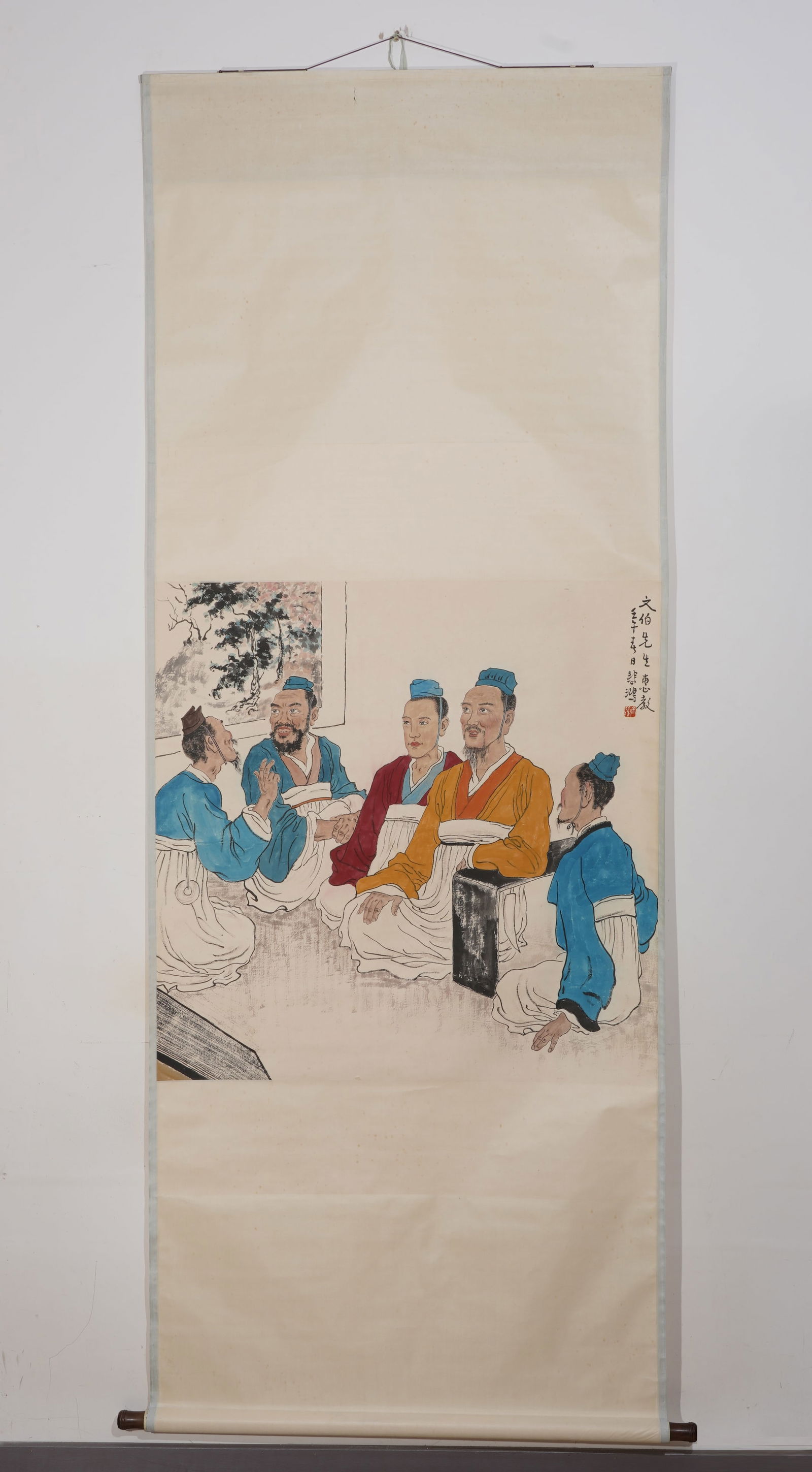 Chinese Drawing Character Story Painting,Xu Beihong Mark: Chinese Drawing Character Story Painting,Xu Beihong Mark (91 x 90cm)