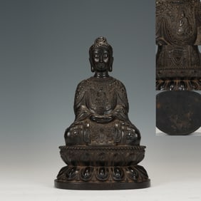 Red Sandalwood GuanYin Figure