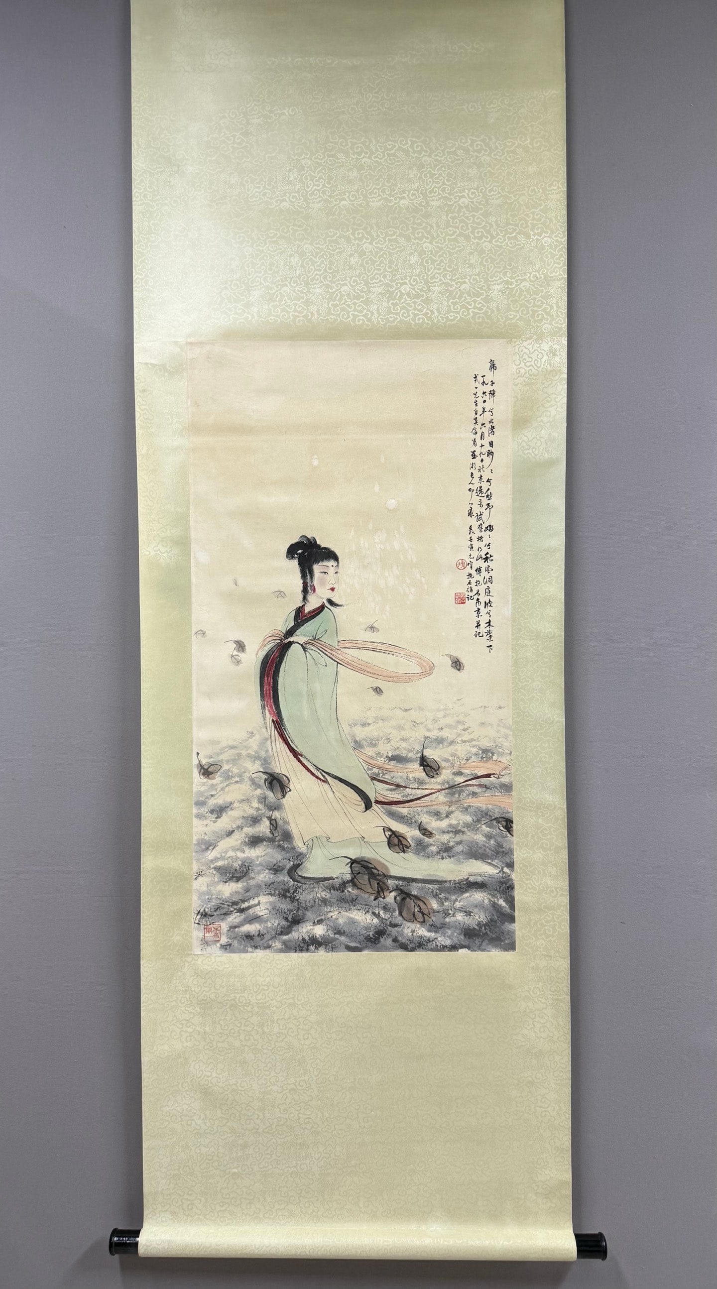 Chinese Drawing Beauty Painting,Fu Baoshi Mark: Chinese Drawing Beauty Painting,Fu Baoshi Mark (94 x 49cm?