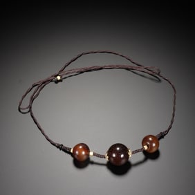 Agate Bead Necklace