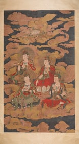 Chinese Drawing GuanYin Painting,Liu Guandao Mark