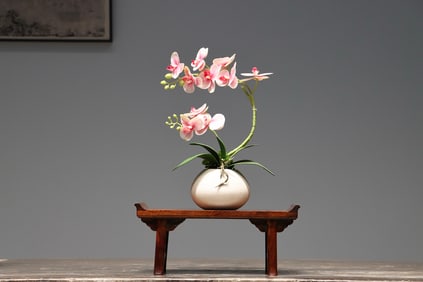 Huanghuali Wood Carved Cloud Pattern Table