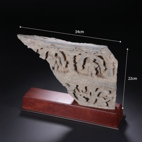 Stone Gandhara Figure