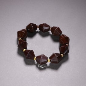 Agate Bead Bracelet