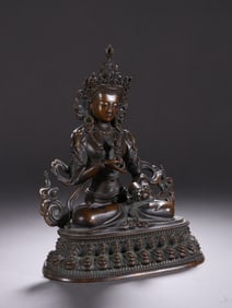 Bronze GuanYin Figure