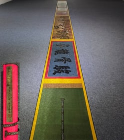 Chinese Drawing Character Story Hand Scroll,Lang Shining Mark