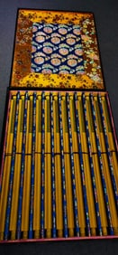 Group of Twelve Chinese Drawing Character Story and Landscape Painting,Lang Shining Mark