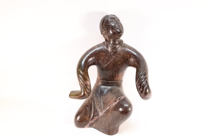 Jade Carved Character Shape Figure