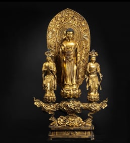 Gilt Bronze Amitabha Figure