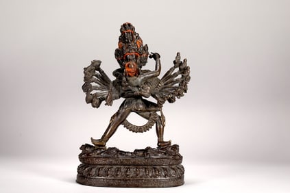Bronze Chakrasamvara Figure