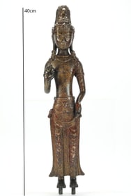 Bronze GuanYin Figure