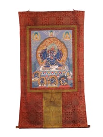 Colour Painted Yamantaka Pattern Tangka