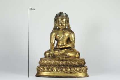 Gilt Bronze Buddha Figure