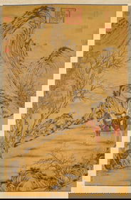 Giuseppe Castiglione (1688-1766), attributed to, Killing a Bear