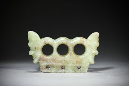 A Jade Three-Hole Disc