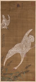 Emperor Huizong (1082-1135), attributed to, Haidongqing Falcon
