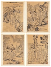 Shitao (1642-1707), attributed to, Arhat