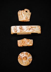 A Set of Jade Sword Fittings