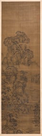 Guo Xi (1020-1090), attributed to, Pine Scenery by Mountain Stream