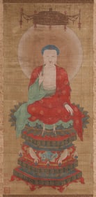 Qiu Ying (1494-1552), attributed to, Buddha