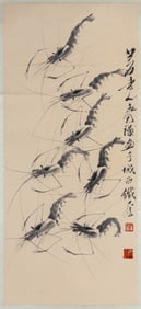 Qi Baishi (1864-1957), attributed to, Shrimp