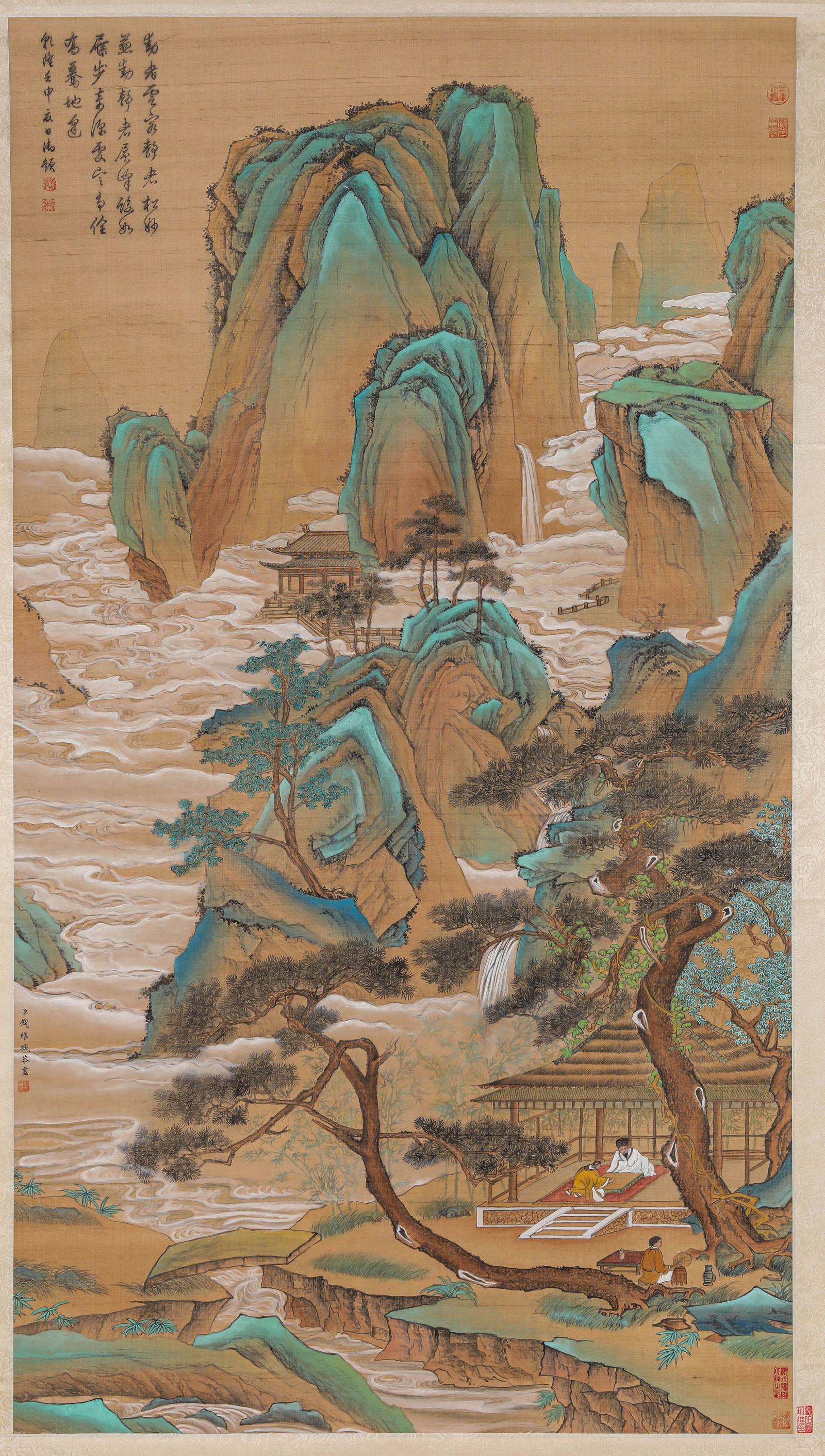 Qian Weicheng (1720-1772), attributed to, Landscape: Qian Weicheng (1720-1772), attributed to, Landscape (96 x 173cm)