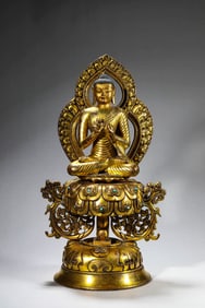 A Tibetan Royal-Temple Style Figure of Maitreya Buddha