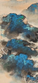 Zhang Daqian (1899-1983), attributed to, Splashed-Color Landscape