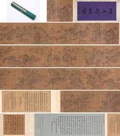 Wang Meng (1308-1385), attributed to, Endless Streams and Mountains Handscroll