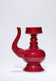 A Red-Glazed Bumba Vessel