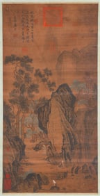 Tang Yin (1470-1524), attributed to, Viewing the Waterfall