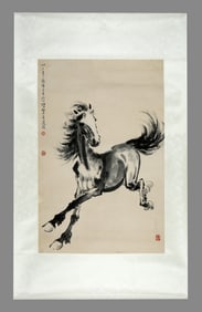 A CHINESE HAND PAINTING WITH THE MARK OF XU BEIHONG