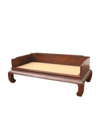 A HUANGHUALI SOLID-PLANK LUOHAN BED
