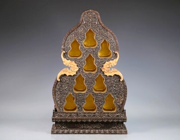 A ZITAN FORTUNE AND WEALTH SHRINE