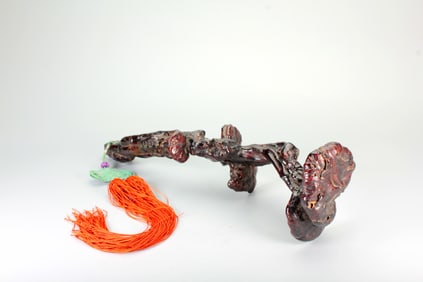 A LACQUERWOOD GANODERMA RUYI