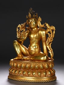 Gilt Bronze White Tara Figure