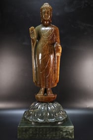 Jade Sakyamuni Figure