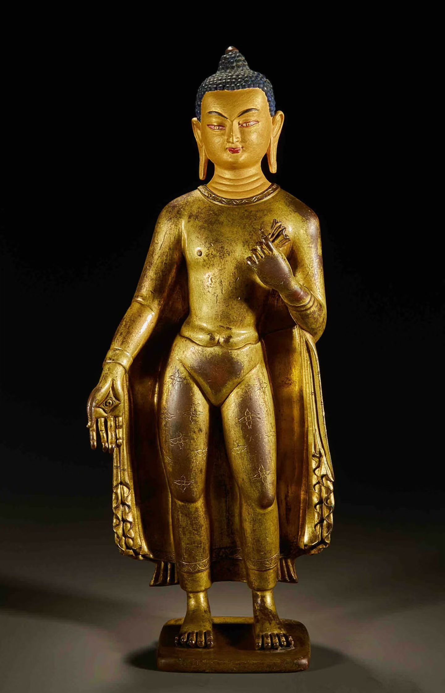 Gilt Bronze Sakyamuni Figure (1 of 8)