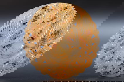 Jade Carved Garuda Ornament