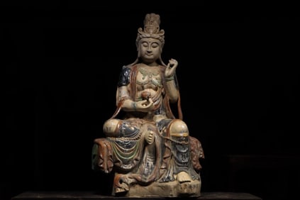 Sancai GuanYin Figure
