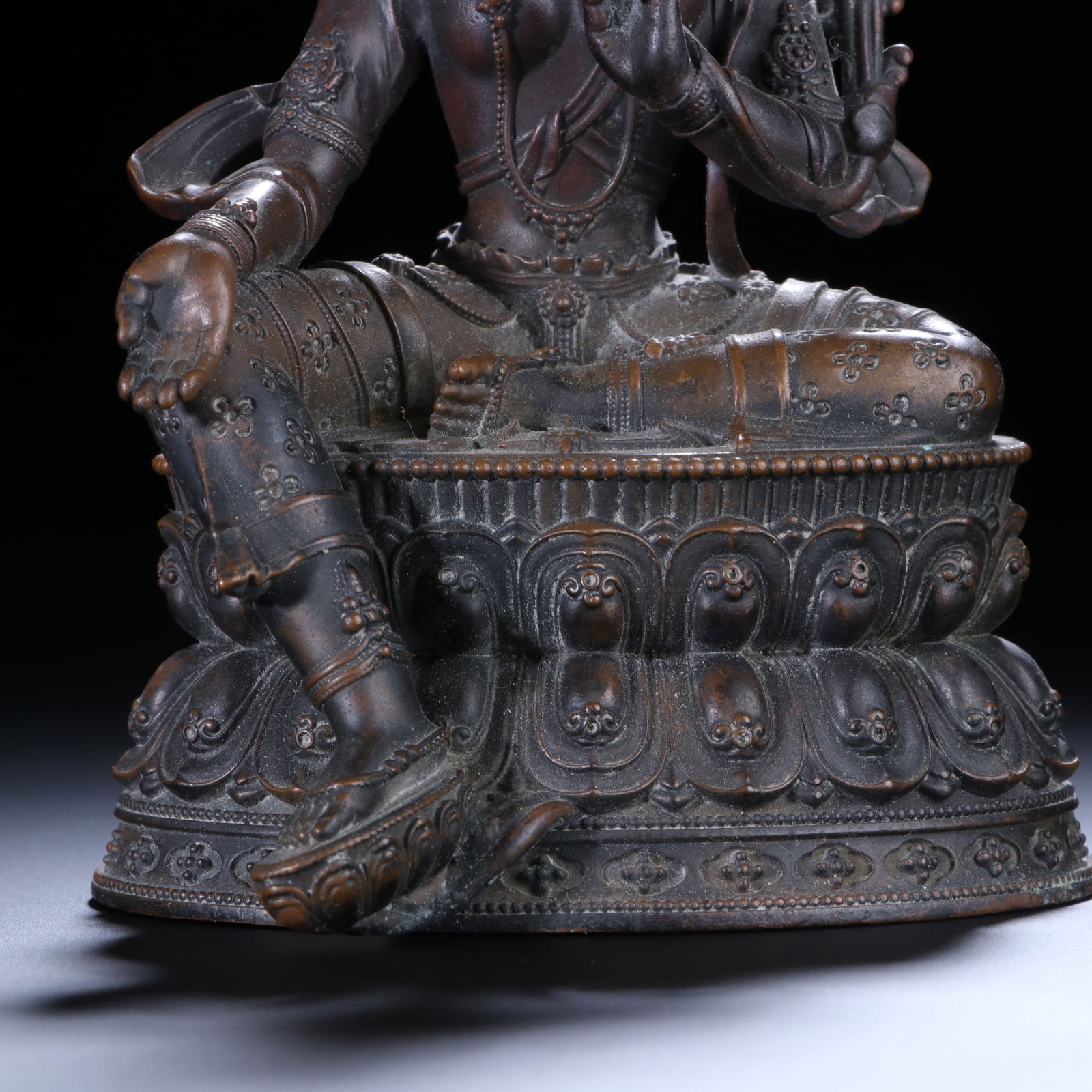 Bronze GuanYin Figure - 5