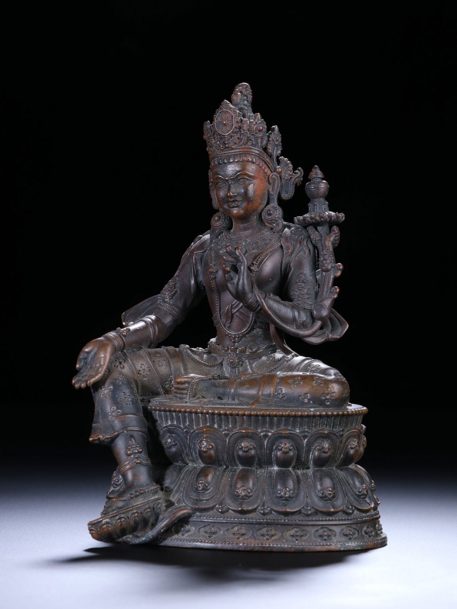 Bronze GuanYin Figure - 6
