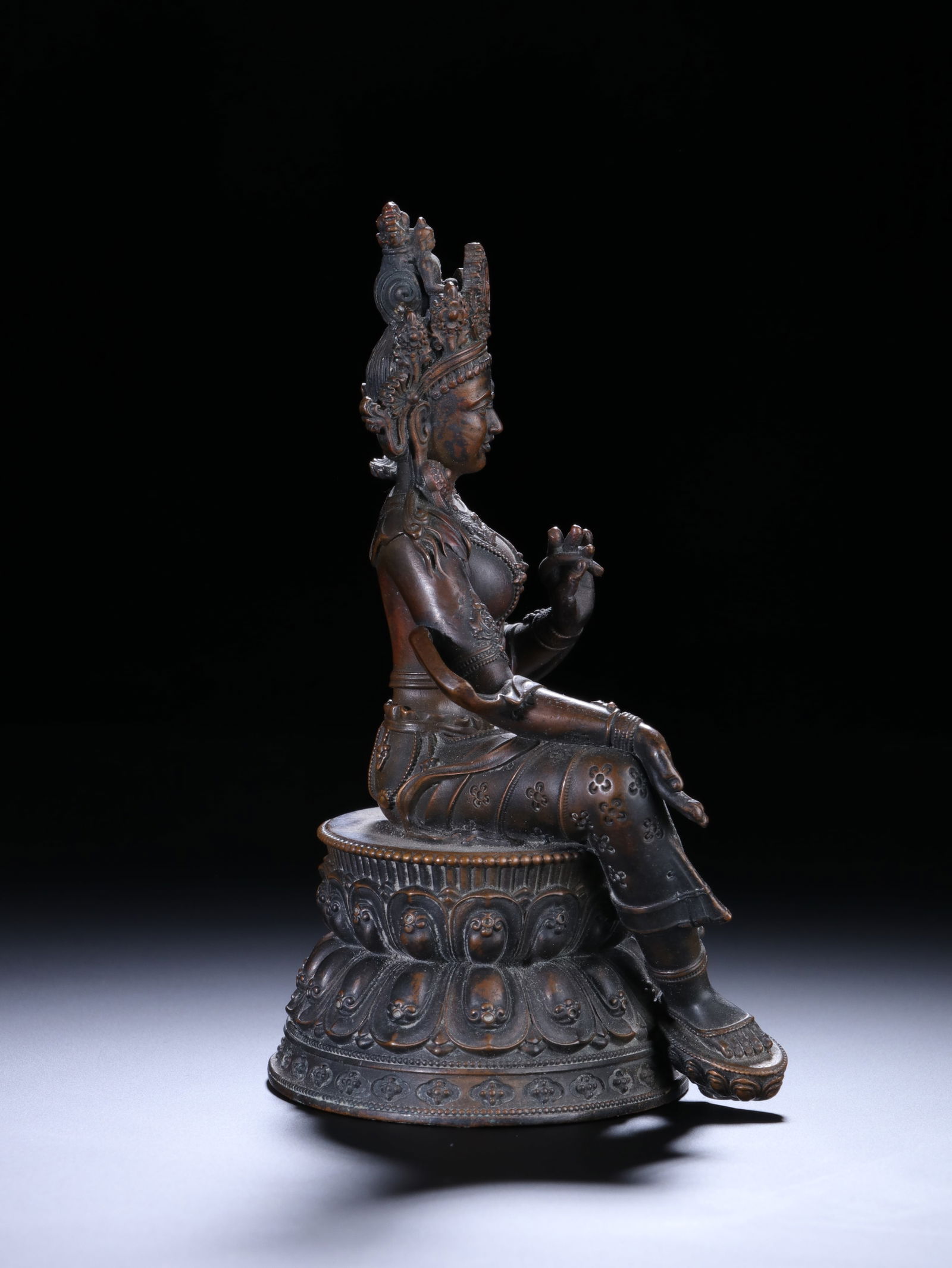 Bronze GuanYin Figure - 9